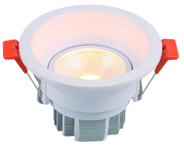 White 8W Cast-Aluminium COB LED Ceiling Light