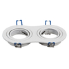Aluminium LED Downlight One Head Til Tre Head LED Downlight armatur 