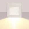 Luz de paso LED de aluminio cuadrado 3W
