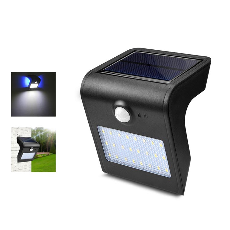 wireless motion sensor outdoor solar wall light waterproof led solar lights for garden lamp
