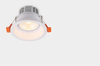 Hvid 8W st&oslash;bt aluminium COB LED-loftslys