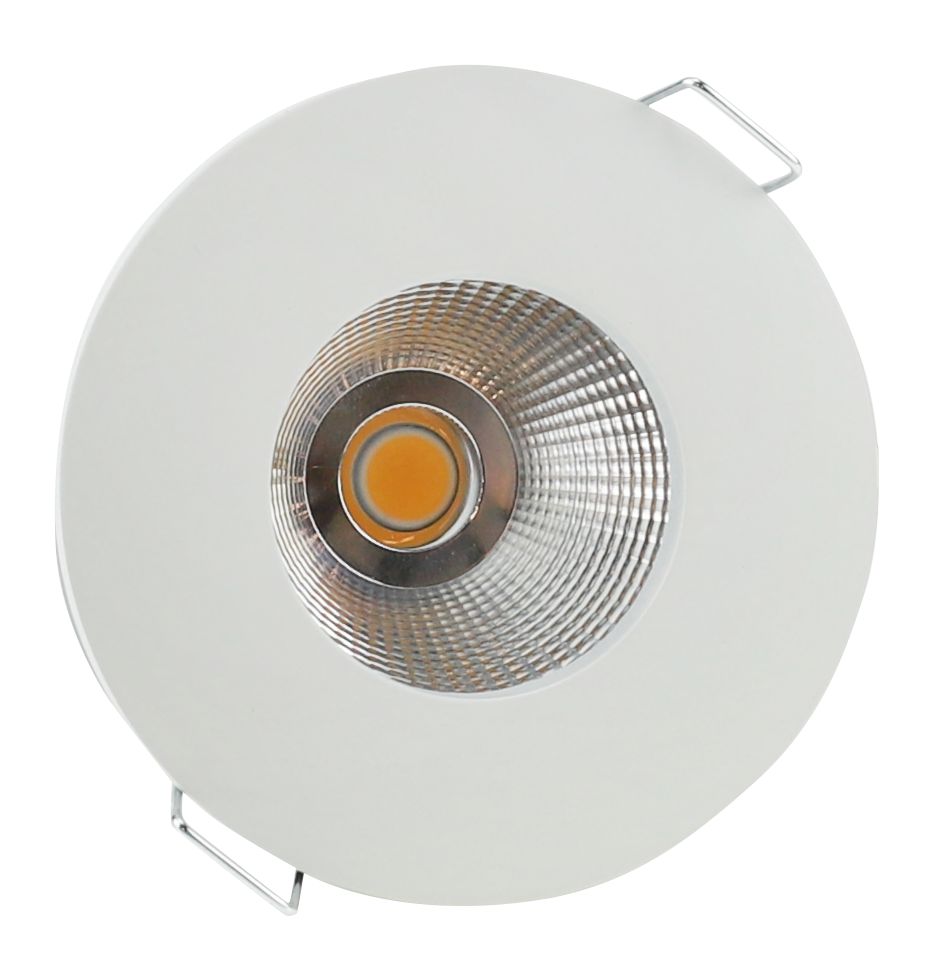 Commercial Design Good Quality White 7W Aluminium Plastic COB LED Downlight