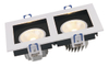 Beyaz Siyah 8W 16W 24W Plastik COB LED Tavan Armat&uuml;r&uuml;