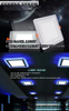 Ыстық сатылымдағы 3+3w қос түсті панельдік шам RGB төбеге арналған шаршы жабық жарықдиодты панельдік шам