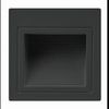 Luz de paso LED de aluminio cuadrado 3W