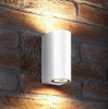 GU10 Aluminium IP65 Lampu Dinding Taman Luar Ruangan IP65 Atas Dan Bawah TS127SB-2