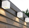 Gaya Modern Sederhana GU10 Aluminium Satu Tempat IP65 Luar Ruangan Bentuk Bulat Lampu Dinding Nordic IP65 Downlight Perlengkapan Produsen Lampu TS12SB-1