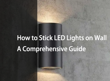 如何将 LED 灯贴在墙上的综合指南