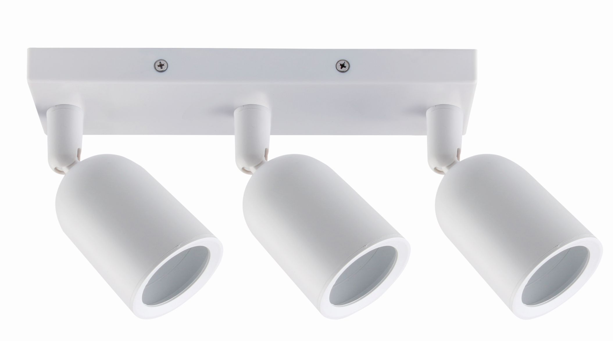 Plastic Square Round GU10 Led Track Lighting Fixture