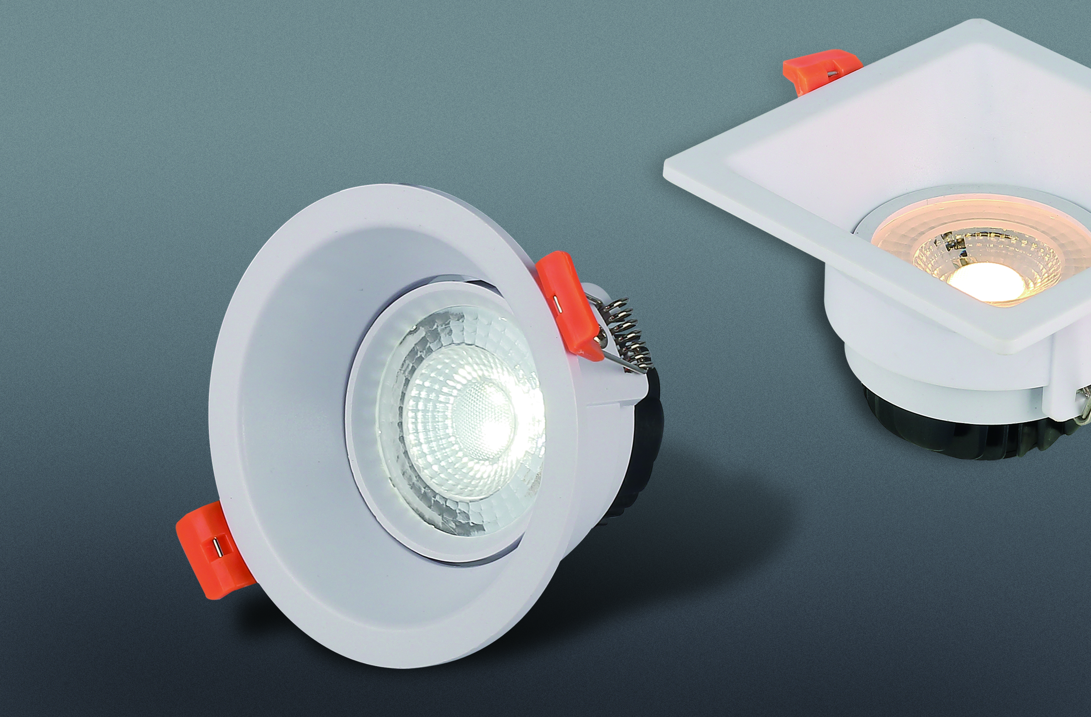 White 8W Cast-Aluminium COB LED Ceiling Light