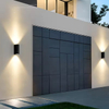 GU10 Aluminium IP65 Lampu Dinding Taman Luar Ruangan IP65 Atas Dan Bawah TS127SB-2