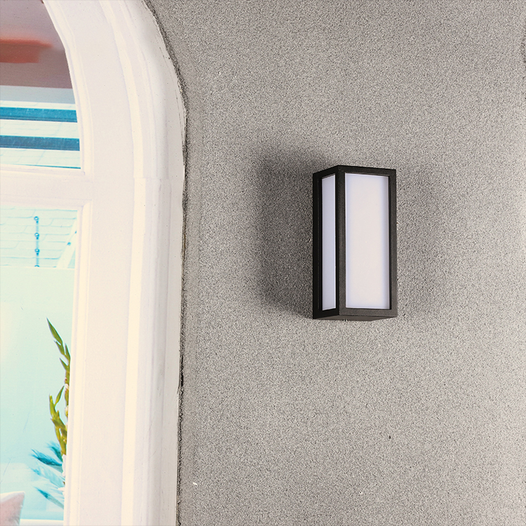 IP44 outdoor waterproof pc garden wall light 20W decorative surface wall mounted LED wall lamp
