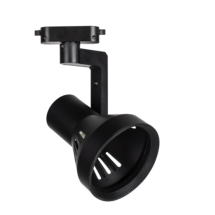 New Products GU10 Track Light Fixture Iron + PC Material External LED Track Light Fixture 
