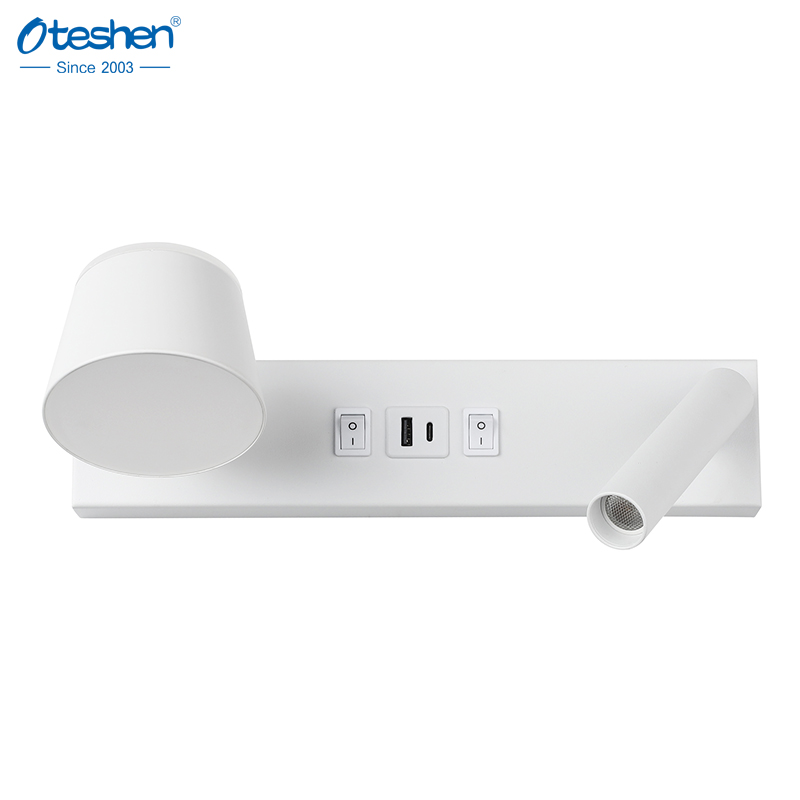 USB Type-C Şarjlı LED Başucu Okuma Işığı 360&deg; Ayarlanabilir A&ccedil;ı Parlama &Ouml;nleyici Tasarım LCG4010FC-9