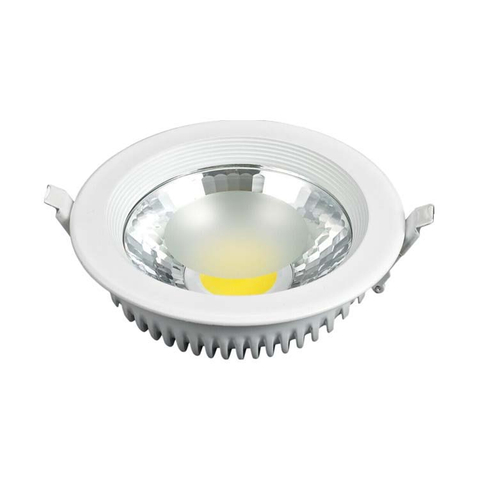 White 10W Cast-Aluminium Recessed Downlight Led