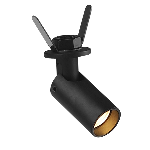 Mini 12V 24V CRI90 Aluminium LED Kabinet Lampu Sorot Bulat & Persegi Tersembunyi Lemari Pajangan Lampu Oteshen LCG1910A-1 LCG2010A-1