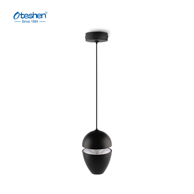 Lampada a sospensione magnetica a LED TX2930-9 forma sferica nera 9W 590lm 36 gradi