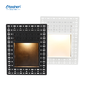 Trimless IP65 Aluminium Besi LED Step Light LBD5746-3, 3W 180lm 75&deg; Beam Angle Tersembunyi Tangga Lampu Dinding, Garansi 2 Tahun