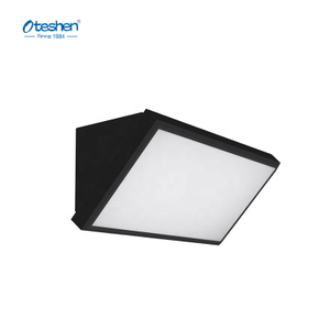 12W & 20W 110&deg; IP65 Наклонена правоъгълна PC LED СТЕНА, външна едностранно излъчваща фасадна лампа Oteshen LBD0160-12 / LBD0180-20