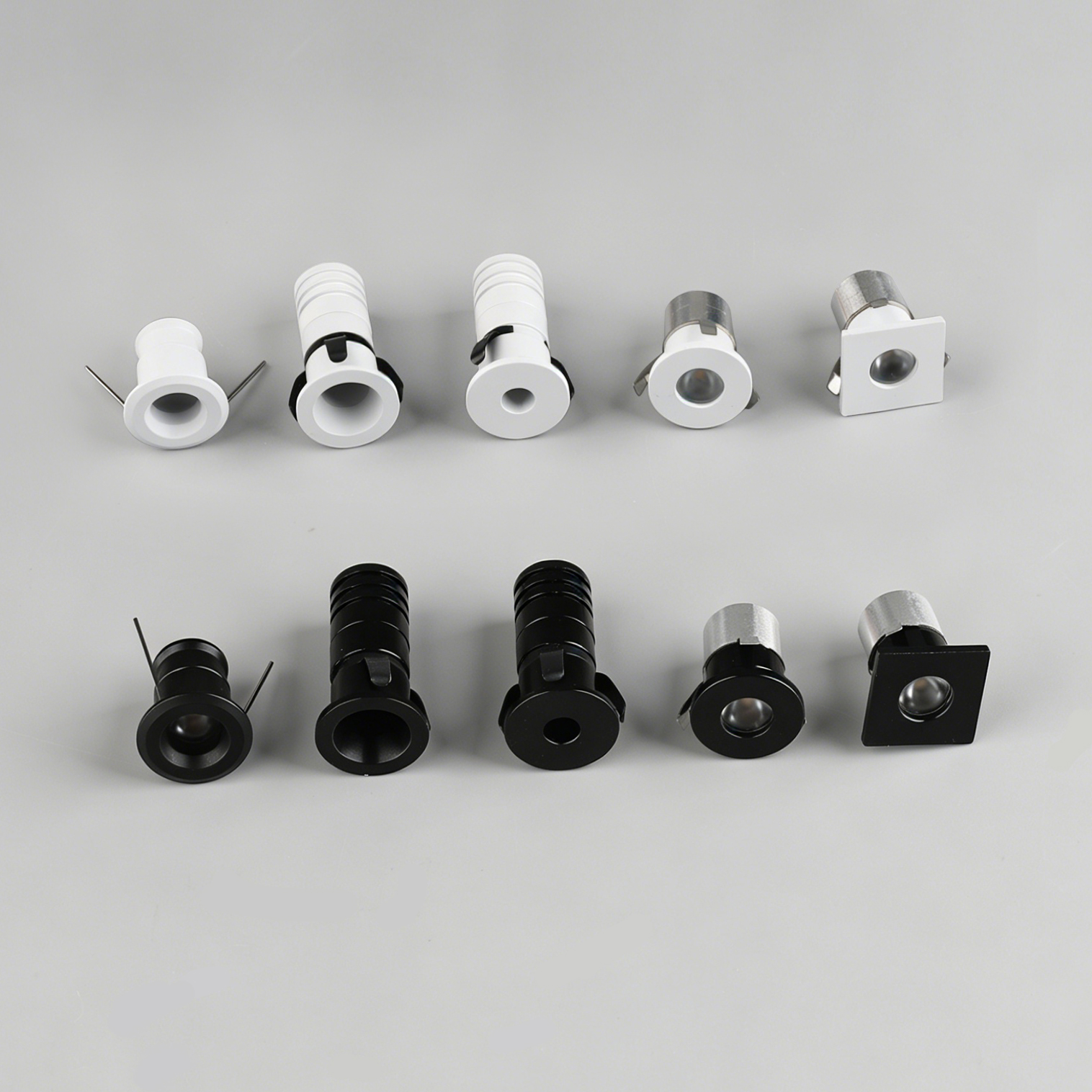 1W mini LED įleidžiamas taškinis šviestuvas CRI90 25&deg; spindulys – Oteshen LCG2710-1, LCG2610A-1, LCG2610B-1, LCG2810B-1, LCG2810A-1 serija