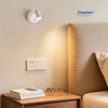 1W 30&deg; Ingen ledninger Magnetisk opladning Touch Control LED SENGELYS, Genopladelig Stick-on v&aelig;gl&aelig;selampe Oteshen LBD71010-1