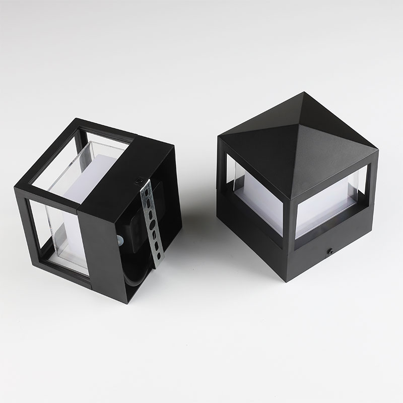 Kwadrat g&ouml;wher IP65 Suw ge&ccedil;irme&yacute;&auml;n LED a&ccedil;yk diwar we &yacute;er &ccedil;yrasy 6W 12W - Oteshen LBD3840-6 LBD3860-12 LBD3840B-6 LBD3860B-12