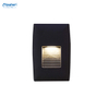 IP65 PC ჩაშენებული LED საფეხურის ნათურა LBD2650B-2, 2W 90lm 30&deg; ვიწრო სხივის კიბის კედლის ნათურა, 2 წელი გარანტია