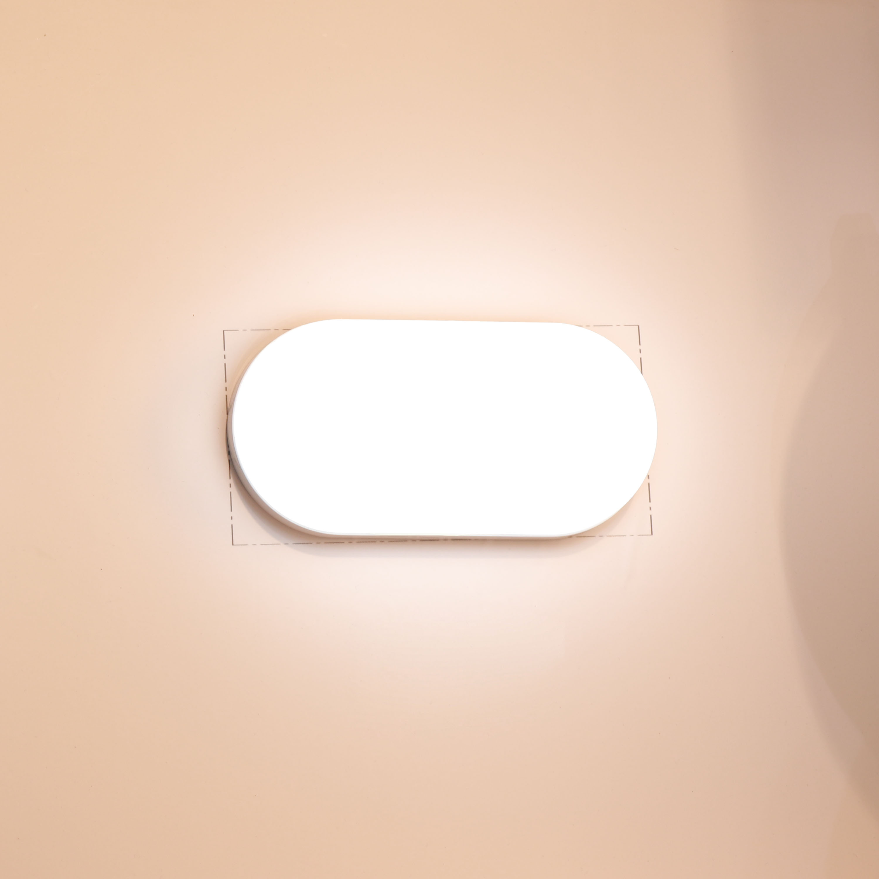 Cloison LED PC ovale sans cadre 8 W et 15 W, applique et plafonnier int&eacute;rieur et ext&eacute;rieur IP65 Oteshen LXD0130S-8 / LXD0140S-15